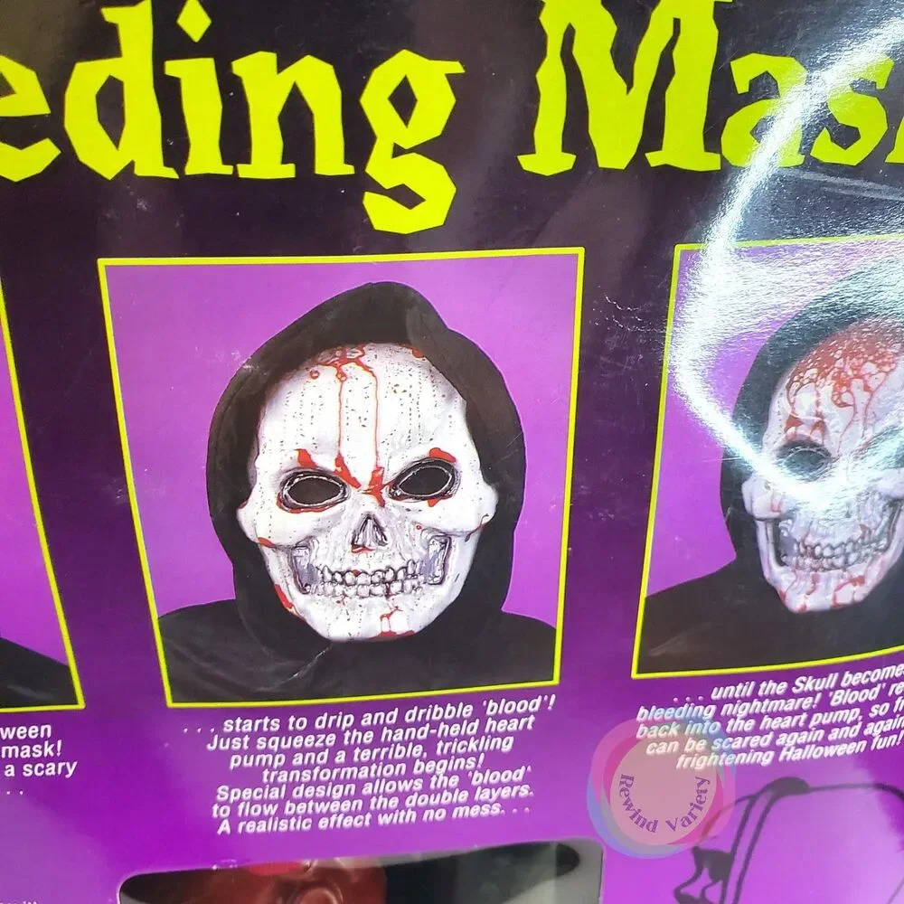 Vintage Fun World Bleeding Mask New In Package
